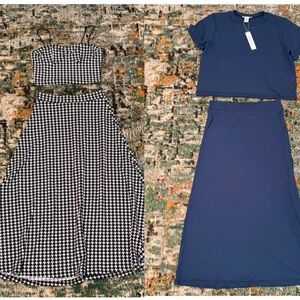 🆕2 Pc Skirt Set Bundle, Size Medium